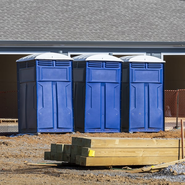 what is the cost difference between standard and deluxe porta potty rentals in Echo UT